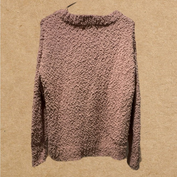 Social Standard by Sanctuary Sweater size M 
Pink Mauve Textured Scoop Neck New - Picture 2 of 3